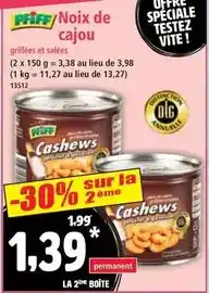 Norma Noix de cajou offre