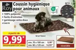 Norma Roy - coussin hygiénique pour animaux offre