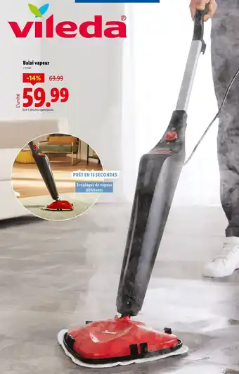 Lidl VILEDA Balai vapeur offre