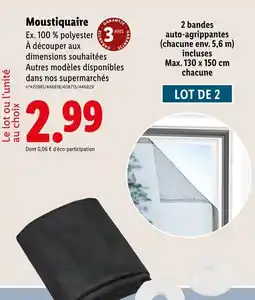 Lidl Moustiquaire offre