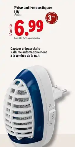 Lidl Prise anti-moustiques UV offre