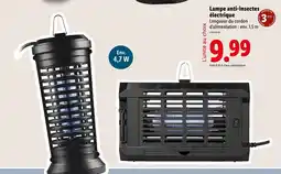 Lidl Lampe anti-insectes électrique offre