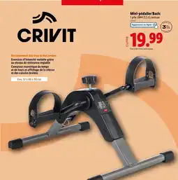 Lidl CRIVIT Mini-pédalier Basic offre