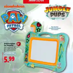 Lidl NICKELODEON Ardoise magique Pat'Patrouille offre