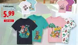 Lidl NICKELODEON T-shirts enfant offre