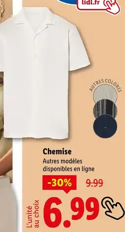 Lidl LIVERGY Chemise offre