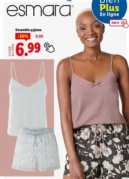 Lidl ESMARA Ensemble pyjama offre