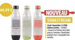 Cuisine Plaisir Pack 3 bouteilles fuse offre