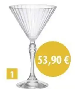 Cuisine Plaisir Lot 6 verres à martini america's 20 offre