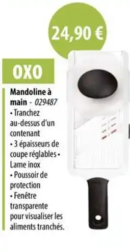 Cuisine Plaisir ΟΧΟ Mandoline à main offre