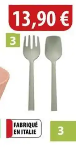 Cuisine Plaisir Couverts à salade 29 cm kaki offre