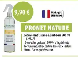 Cuisine Plaisir PRONET NATURE Dégraissant Cuisine & Barbecue offre
