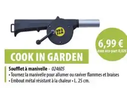 Cuisine Plaisir COOK IN GARDEN Soufflet à manivelle offre