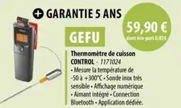 Cuisine Plaisir GEFU Thermomètre de cuisson control offre