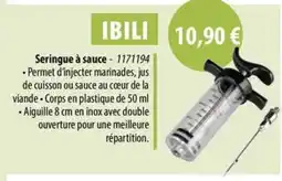 Cuisine Plaisir IBILI Seringue à sauce offre