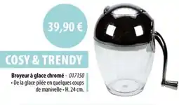 Cuisine Plaisir COSY & TRENDY Broyeur à glace chrom offre