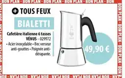 Cuisine Plaisir BIALETTI Cafetière italienne 6 tasses vénus offre