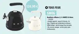 Cuisine Plaisir SMEG Bouilloire sifflante années 50 noire offre