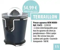 Cuisine Plaisir TERRAILLON Presse-agrumes new moon offre