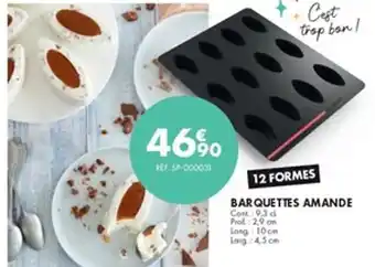 Guy Demarle Barquettes amande offre