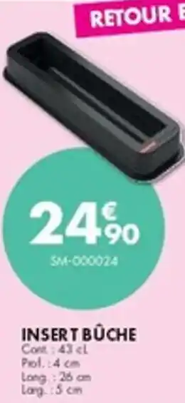 Guy Demarle Insert bûche offre