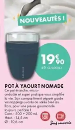 Guy Demarle Pot à yaourt nomade offre