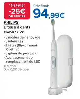 Costco PHILIPS Brosse à dents HX6877/28 offre