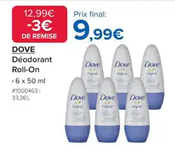 Costco DOVE Déodorant Roll-On offre