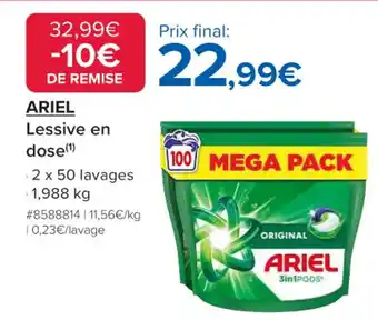 Costco ARIEL Lessive en dose offre