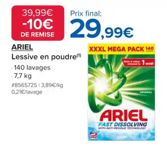 Costco ARIEL Lessive en poudre offre