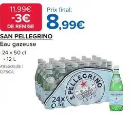 Costco SAN PELLEGRINO Eau gazeuse offre
