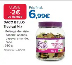 Costco DACO BELLO Tropical Mix offre