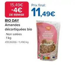 Costco BIO DAY Amandes décortiquées bio offre