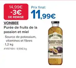 Costco VONBEE Purée de fruits de la passion et miel offre