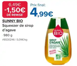 Costco SUNNY BIO Squeezer de sirop d'agave offre