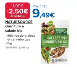 Costco NATURSOURCE Garniture à salade bio offre
