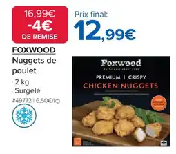 Costco FOXWOOD Nuggets de poulet offre