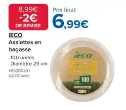 Costco IECO Assiettes en bagasse offre