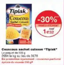 Monoprix Couscous sachet cuisson tipiak offre