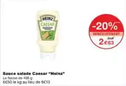 Monoprix Sauce salade caesar heinz offre