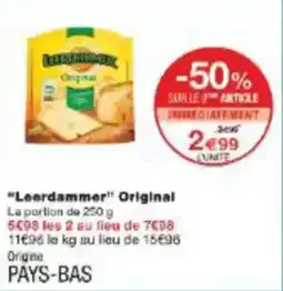 Monoprix Leerdammer original offre