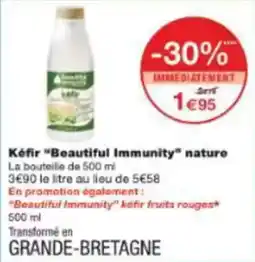 Monoprix Kefir beautiful immunity nature offre