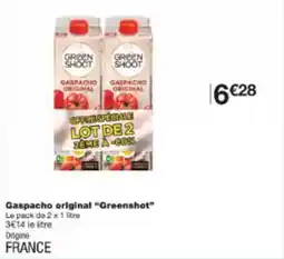 Monoprix Gaspacho original greenshot offre