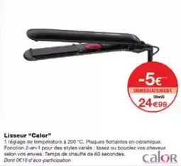 Monoprix Lisseur calor offre