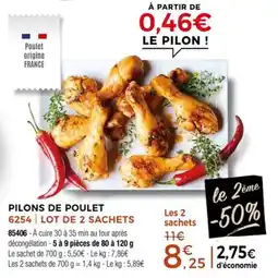 Thiriet Pilons de poulet offre