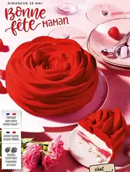 Thiriet La rose glacée framboise fraise vanille offre