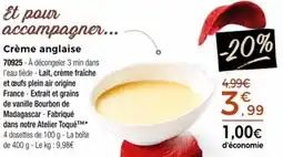 Thiriet Crème anglaise offre