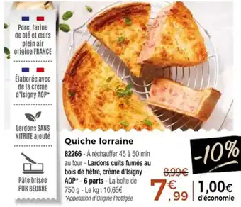 Thiriet Quiche lorraine offre