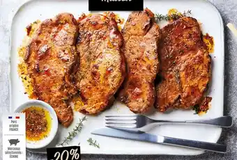 Thiriet 4 côtes de porc désossées marinées à la provençale offre