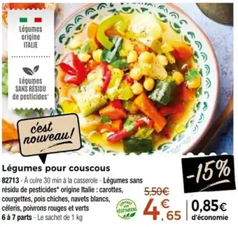 Thiriet Légumes pour couscous offre